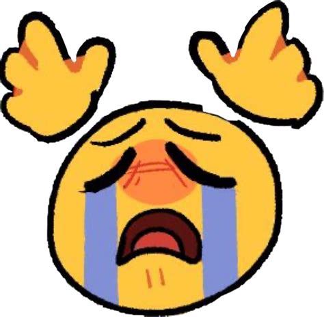Cursed emoji cry